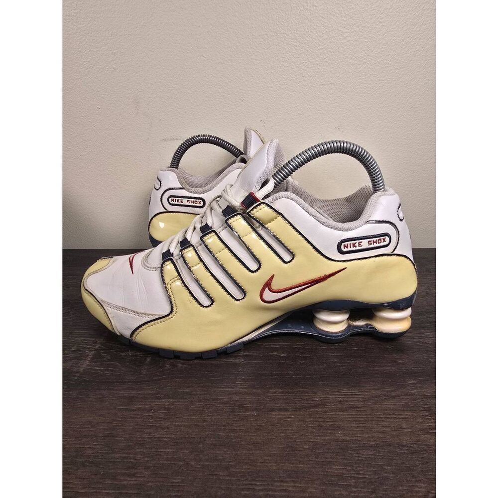 Nike Shox NZ SL Women's Running Shoes US Size 8 White Silver Pink